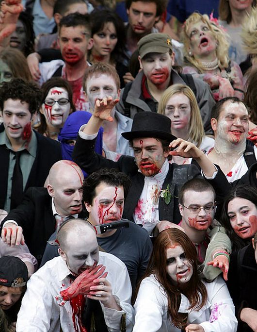 freaky zombie walk parade 53 in Scary Zombie Walk Parades