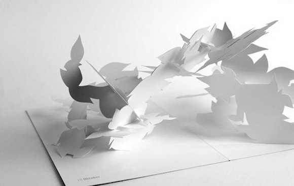3d paper calender 08 in Amazing 3D Calendar: Use All Dimensions in 2010