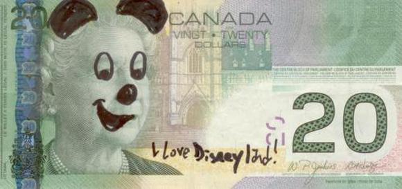 Funny Money Modifications - Defacing Presidents and Funny Drawings funny money modifications 108 in Playing With Money: Defacing Presidents and Funny Modifications