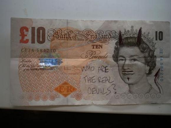 funny money modifications 82 in Playing With Money: Defacing Presidents and Funny Modifications