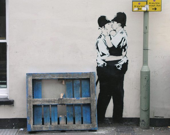 banksy street graffiti art 19 in Banksy   Street Graffiti Artist That Makes You Wonder