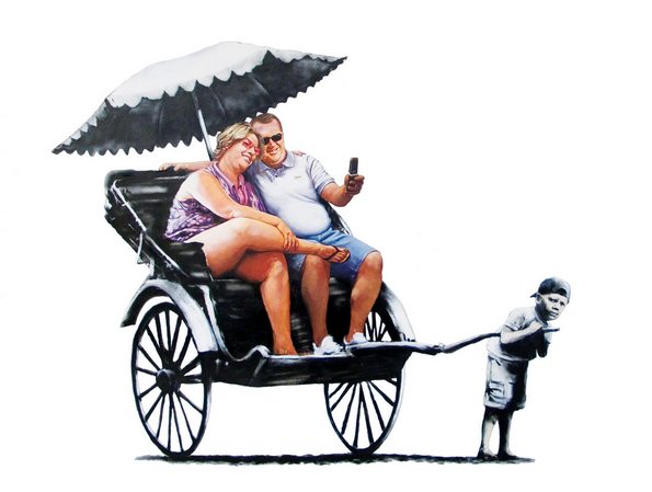 banksy street graffiti art 27 in Banksy   Street Graffiti Artist That Makes You Wonder