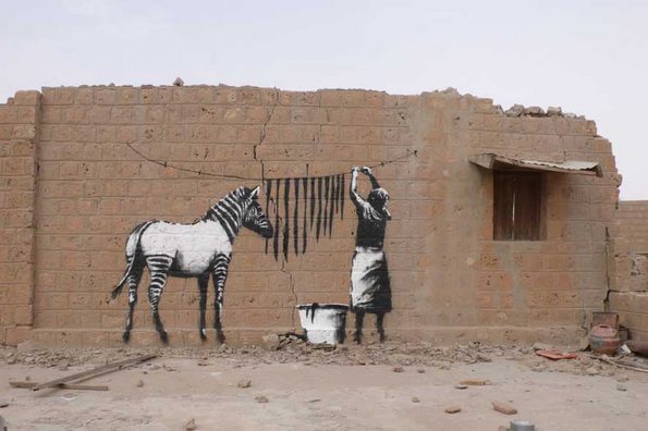 banksy street graffiti art 32 in Banksy   Street Graffiti Artist That Makes You Wonder