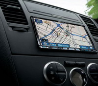 gps in a car in GPS makes driving easier