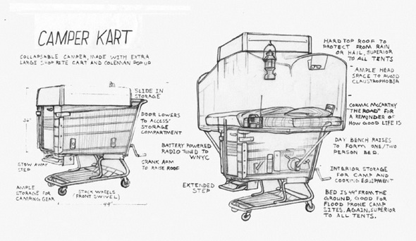 Camper Kart and Bike by Kevin Cyr