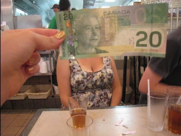 Creative Illusion Using Money Bills