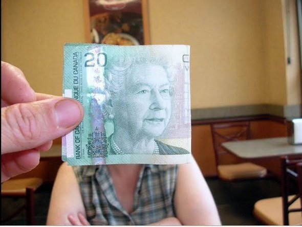 Creative Illusion Using Money Bills