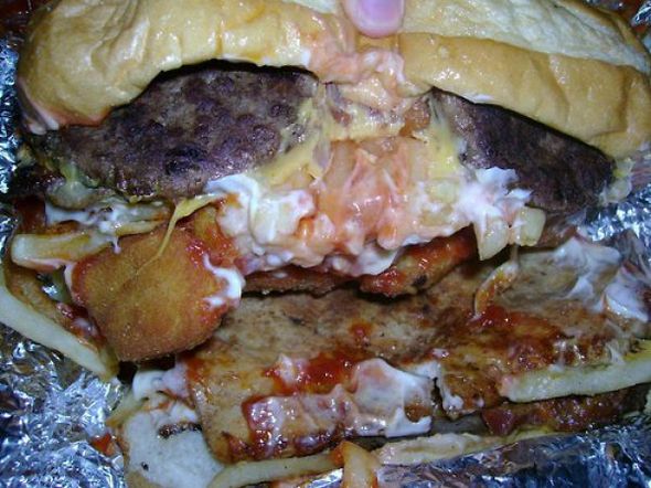 50 greasiest hamburgers in the world