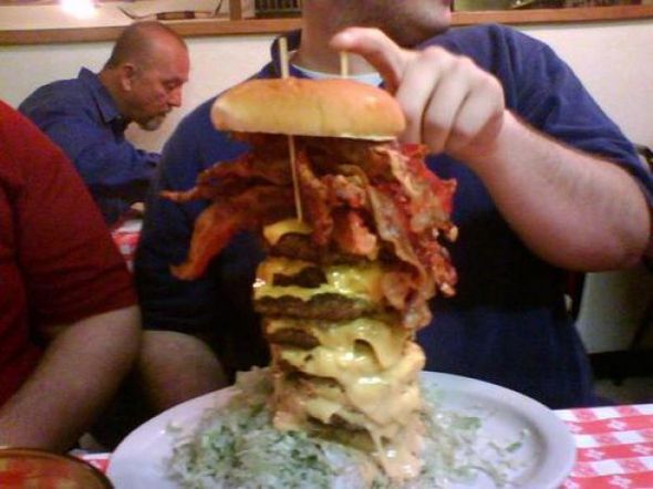 50 greasiest hamburgers in the world