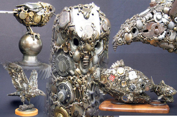 metal junk to artistic sculptures 00 in Metal Junk to Artistic Sculptures   by Joe Pogan
