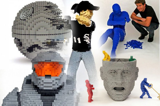 nathan sawaya lego brick scultpure 01 in The Art of the Brick   Giant Lego Sculptures by Nathan Sawaya