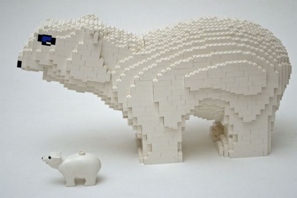 nathan sawaya lego brick scultpure 19 in The Art of the Brick   Giant Lego Sculptures by Nathan Sawaya