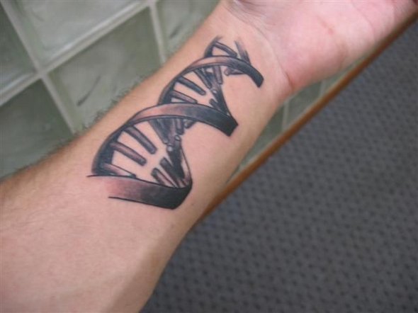 scientific tattoos 02 in 52 Funniest Geeky Scientific Tattoos