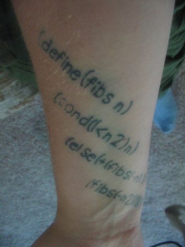 scientific tattoos 18 in 52 Funniest Geeky Scientific Tattoos