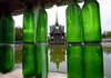 Buddhist Temple Built Out Of Heineken And Chang Beer Bottles