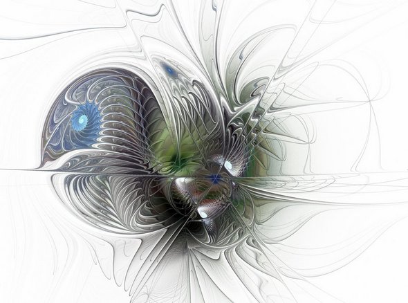 elegant fractal designs 19 in Elegant White Background Fractal Designs