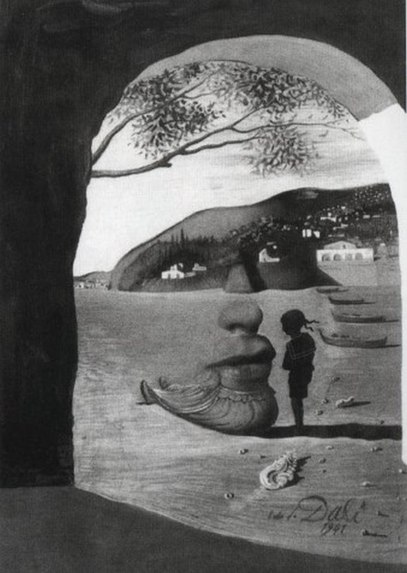 Illusions through the paintings of Salvador Dali