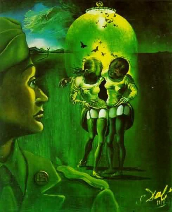 Illusions through the paintings of Salvador Dali