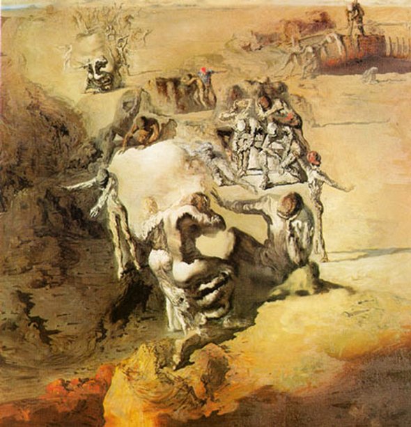 illusions through the paintings of salvador dali 09 in Illusions Through The