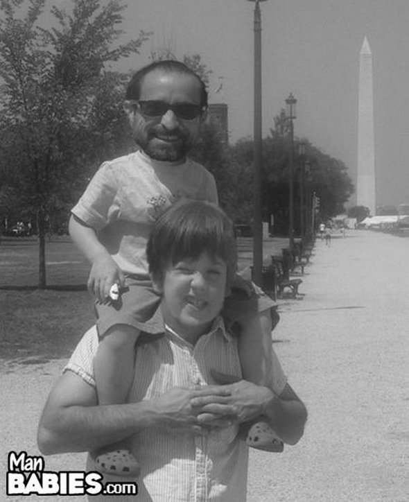 man baby 44 in Can Babies and Men Switch Roles?