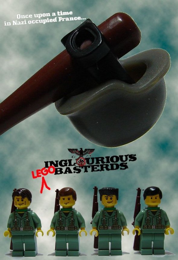 Legendary Movie Hits Posters Recreated Using Lego