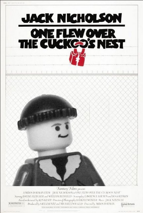 Legendary Movie Hits Posters Recreated Using Lego