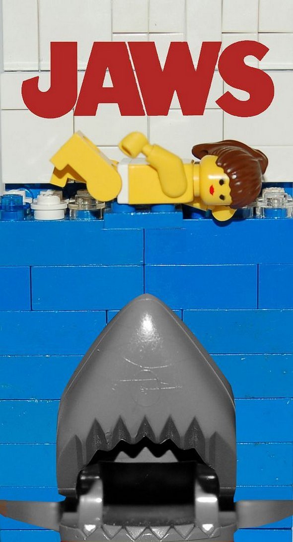 Legendary Movie Hits Posters Recreated Using Lego