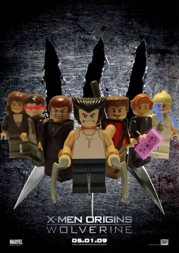 Legendary Movie Hits Posters Recreated Using Lego