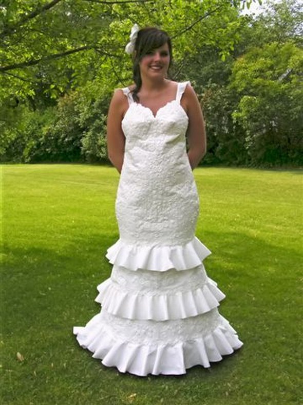 Strange And Unique Wedding Dress
