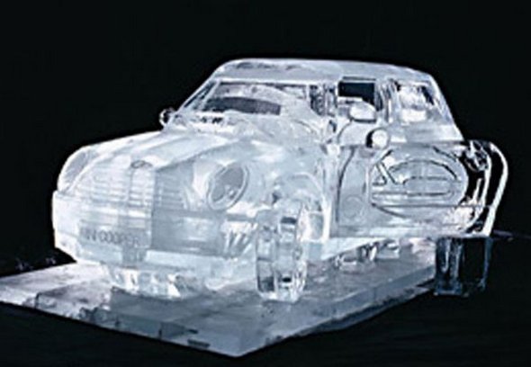 14 coolest ice car sculptures 14 in 14 Coolest Ice Car Sculptures 