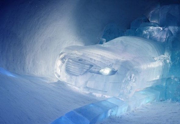 14 coolest ice car sculptures 17 in 14 Coolest Ice Car Sculptures 