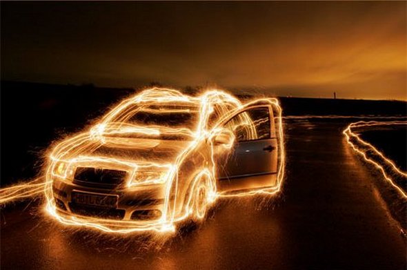 Amazing Light Drawings and Graffiti