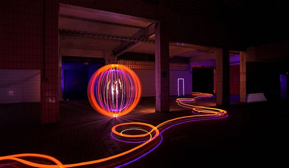 Amazing Light Drawings and Graffiti