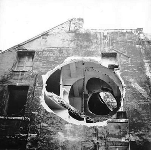 Design Gaping Holes in The City - Art by Gordon Matta-Clark