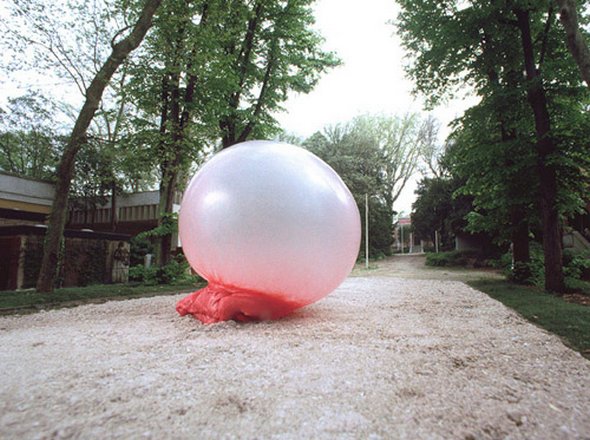 Giant Bubble Gum Shapes in Our Towns