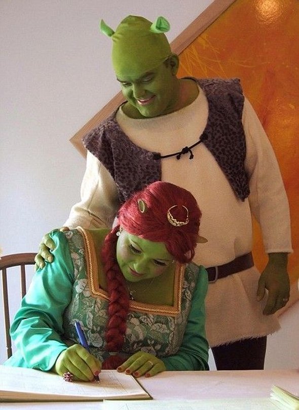 real life shrek wedding 02 in Real life Shrek Wedding?