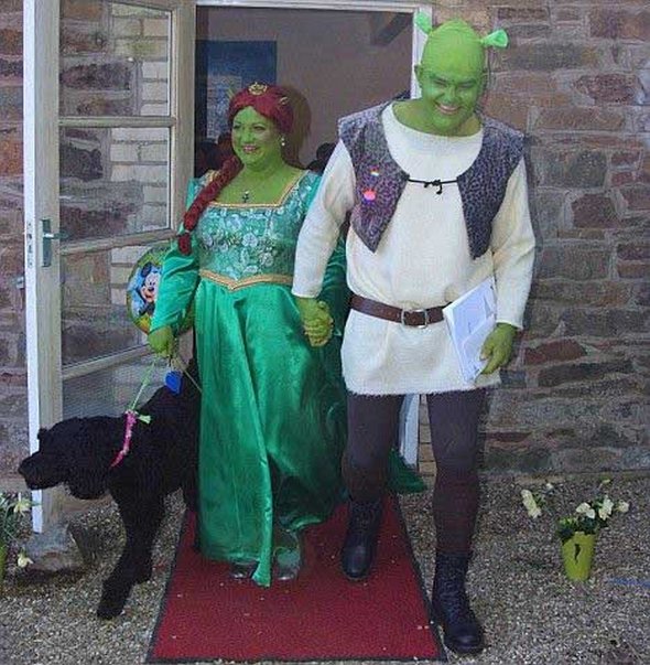 Real life Shrek Wedding?