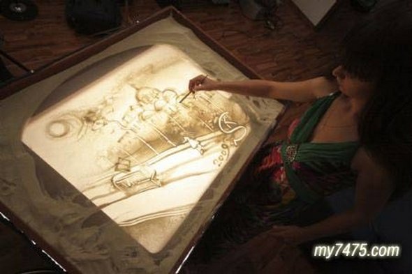 Incredible Sand Animator Kseniya Simonova