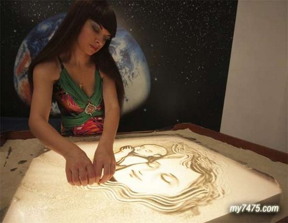 sand snimator kseniya simonova 09 in Incredible Sand Animator Kseniya Simonova