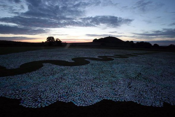 urban field by 600000 cds 05 in Urban Field Made by 600 000 CDs