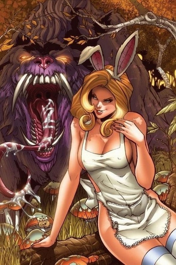 cartoon characters behind the scene 12 in Unpublished Playboy Covers: Cartoon Characters Edition