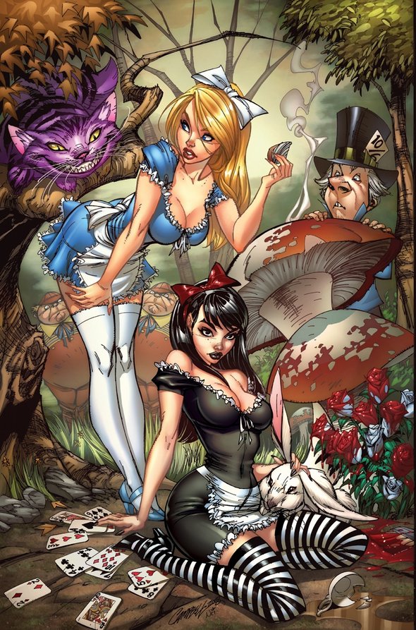 cartoon characters behind the scene 14 in Unpublished Playboy Covers: Cartoon Characters Edition