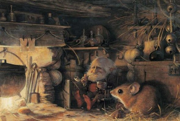 creatures in monge paintings 12 in Magical Creatures From Jean Baptiste Monge Paintings