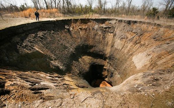 Picher, Oklahoma, Sinkhole