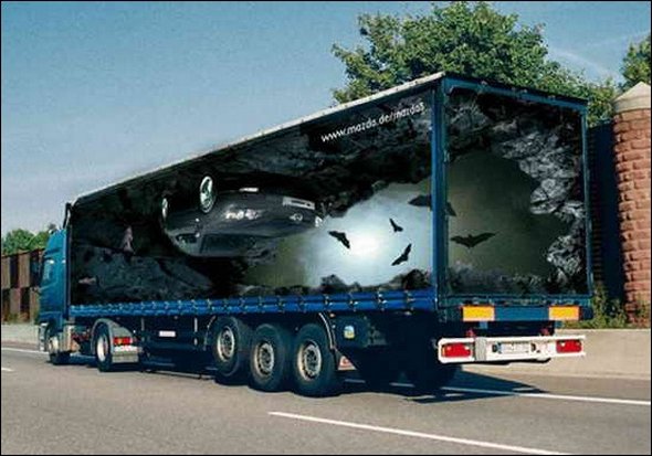 truck ad designs 17 in Funny 3D Truck Ad Designs