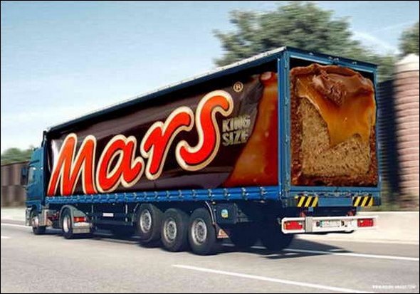 truck ad designs 20 in Funny 3D Truck Ad Designs