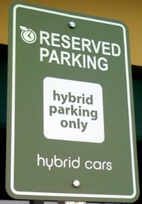 hybrid sign in The Best Hybrid Cars
