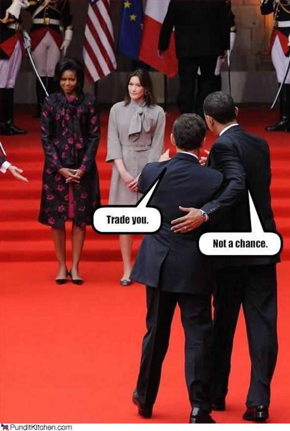 obama sarkozy 04 in Obama and Sarkozy hanging out