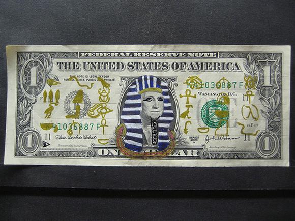 funny money modifications 29 in Playing With Money: Defacing Presidents and Funny Modifications