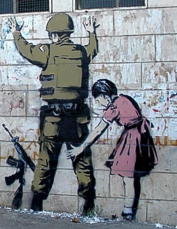 banksy street graffiti art 02 in Banksy   Street Graffiti Artist That Makes You Wonder